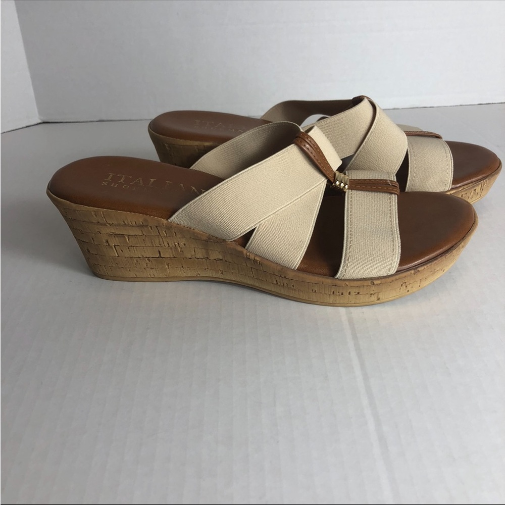 Italian Shoemakers Wedge Sandals  Women’s Size 8 1/2